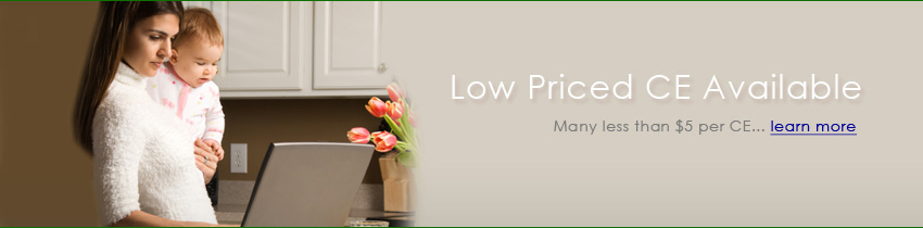 Lowest Price CE for Clinicians